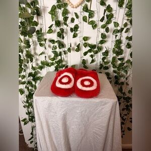 Targets Bullseye Scuff Wondershop Red Slippers